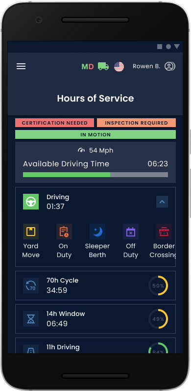24HOS ELD / Android