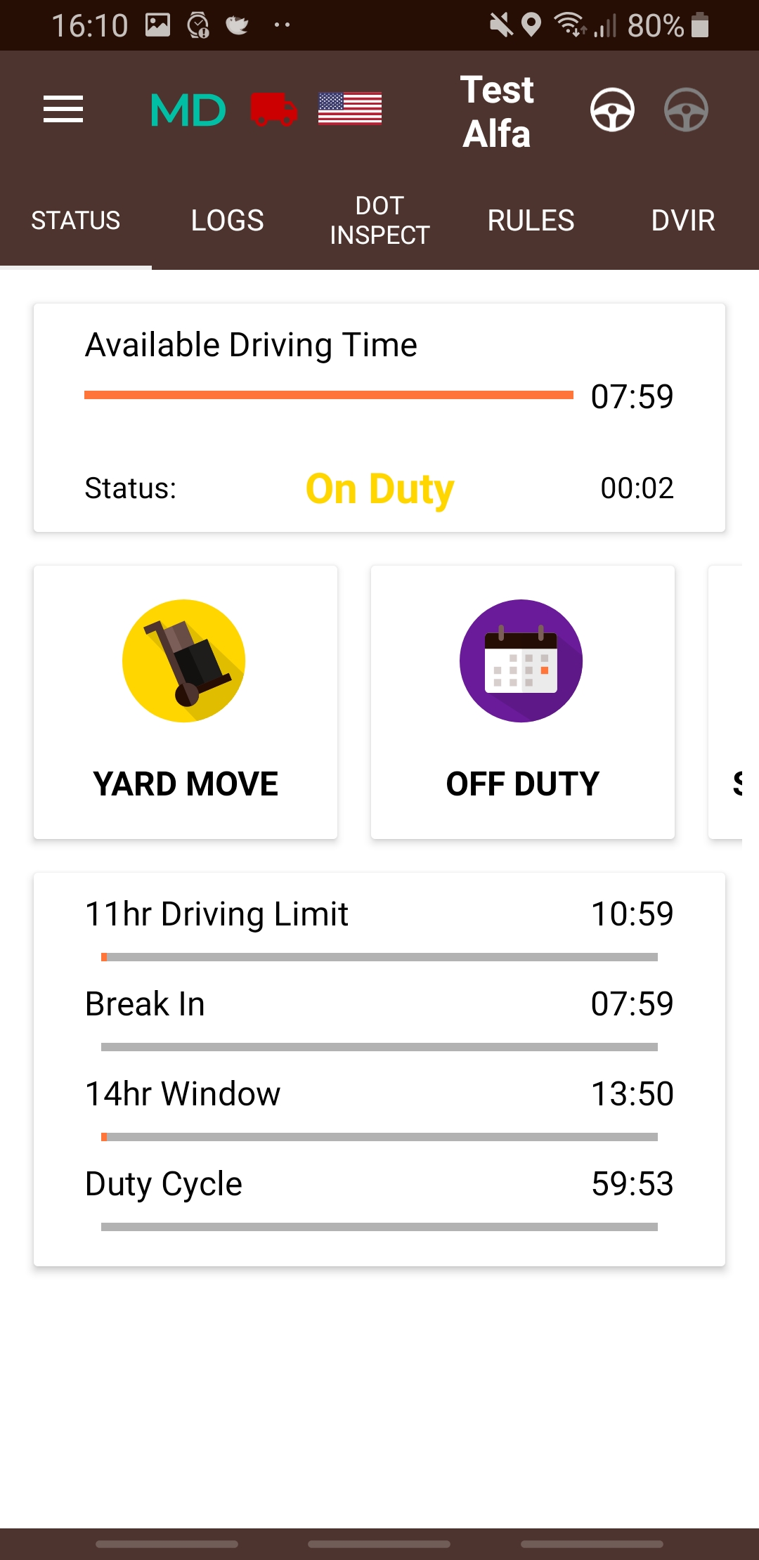 Alfa ELD (Android)