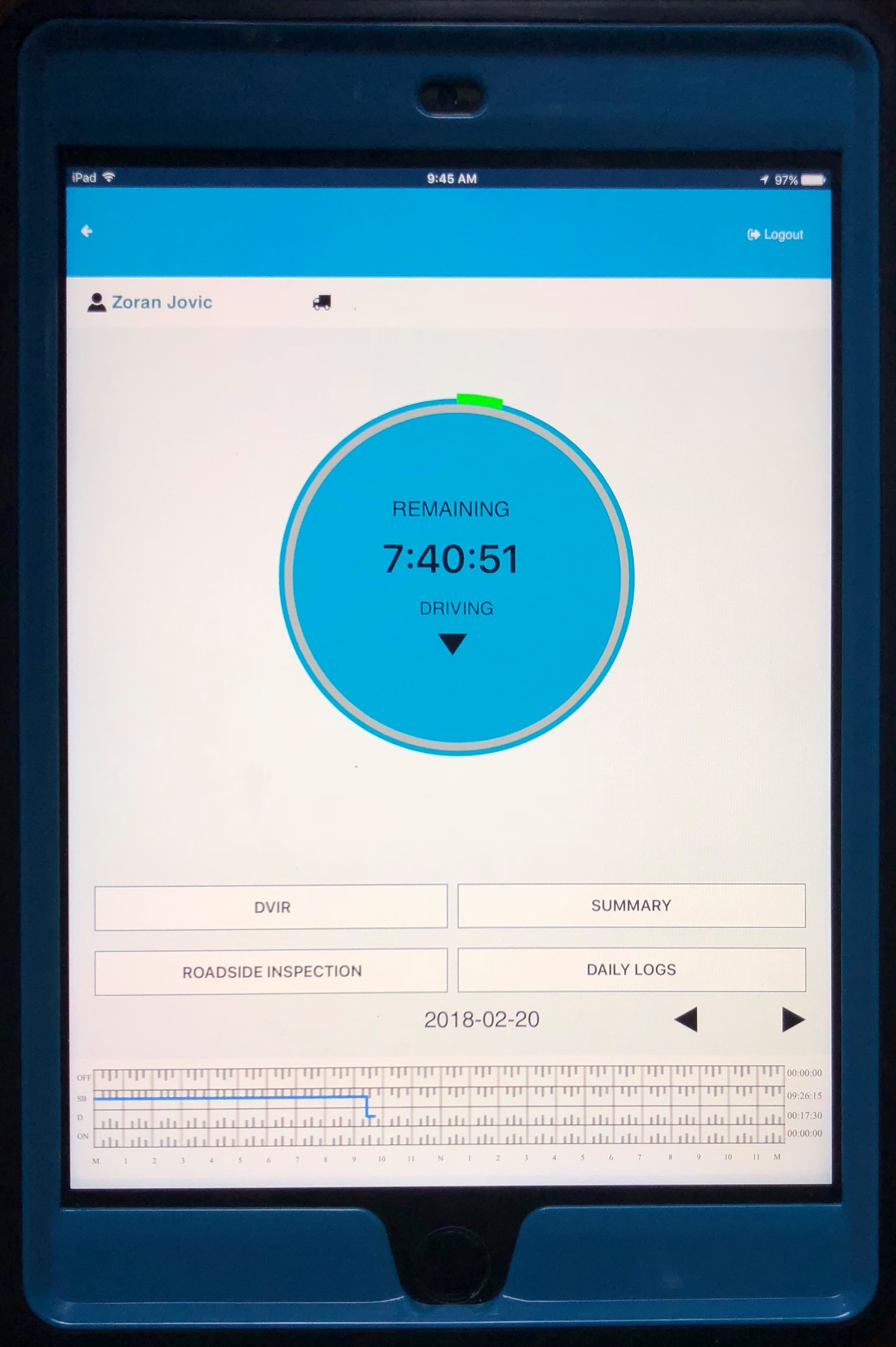 EPG Connect iOS Tablet