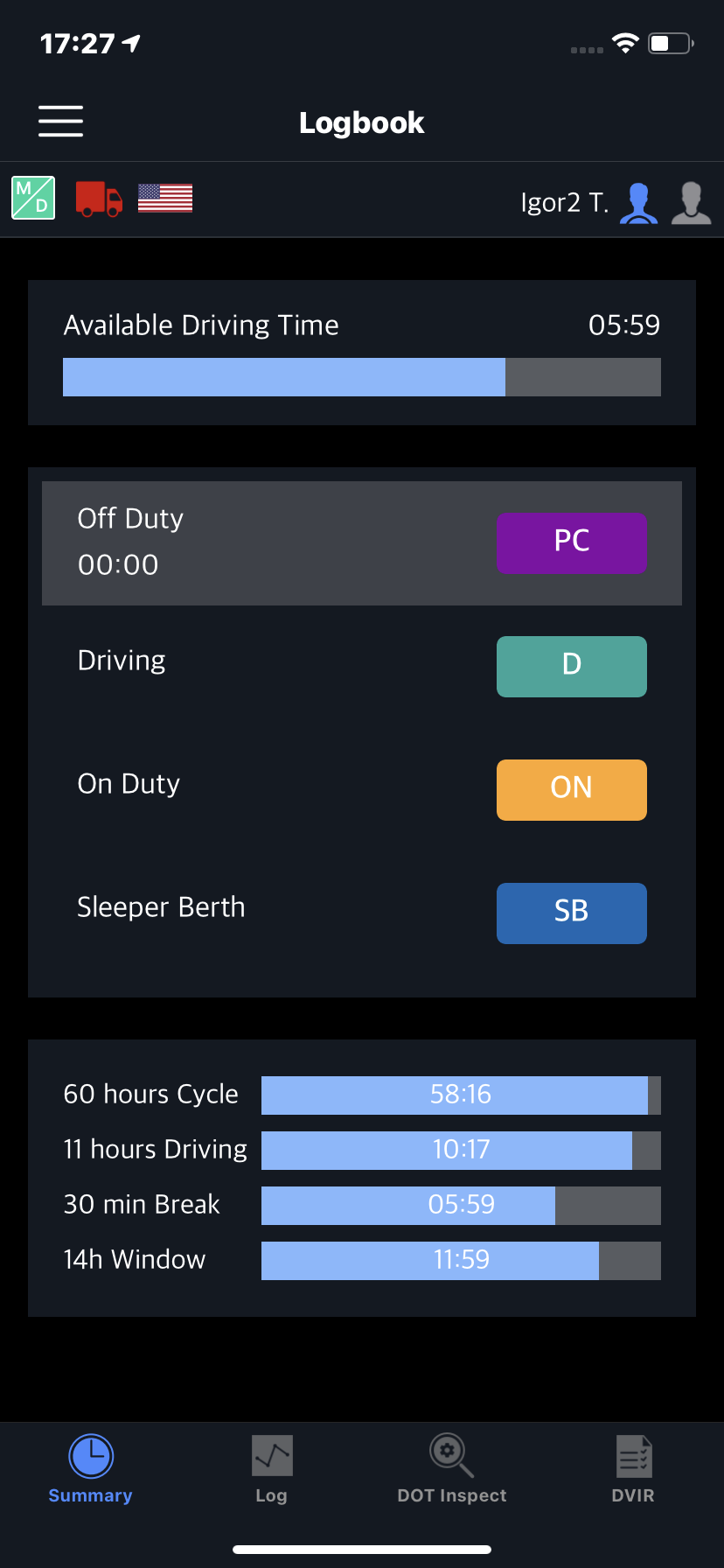 Vista ELD (iOS)