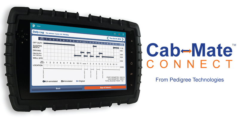 ELD Chrome Cab-Mate Connect by Pedigree Technologies