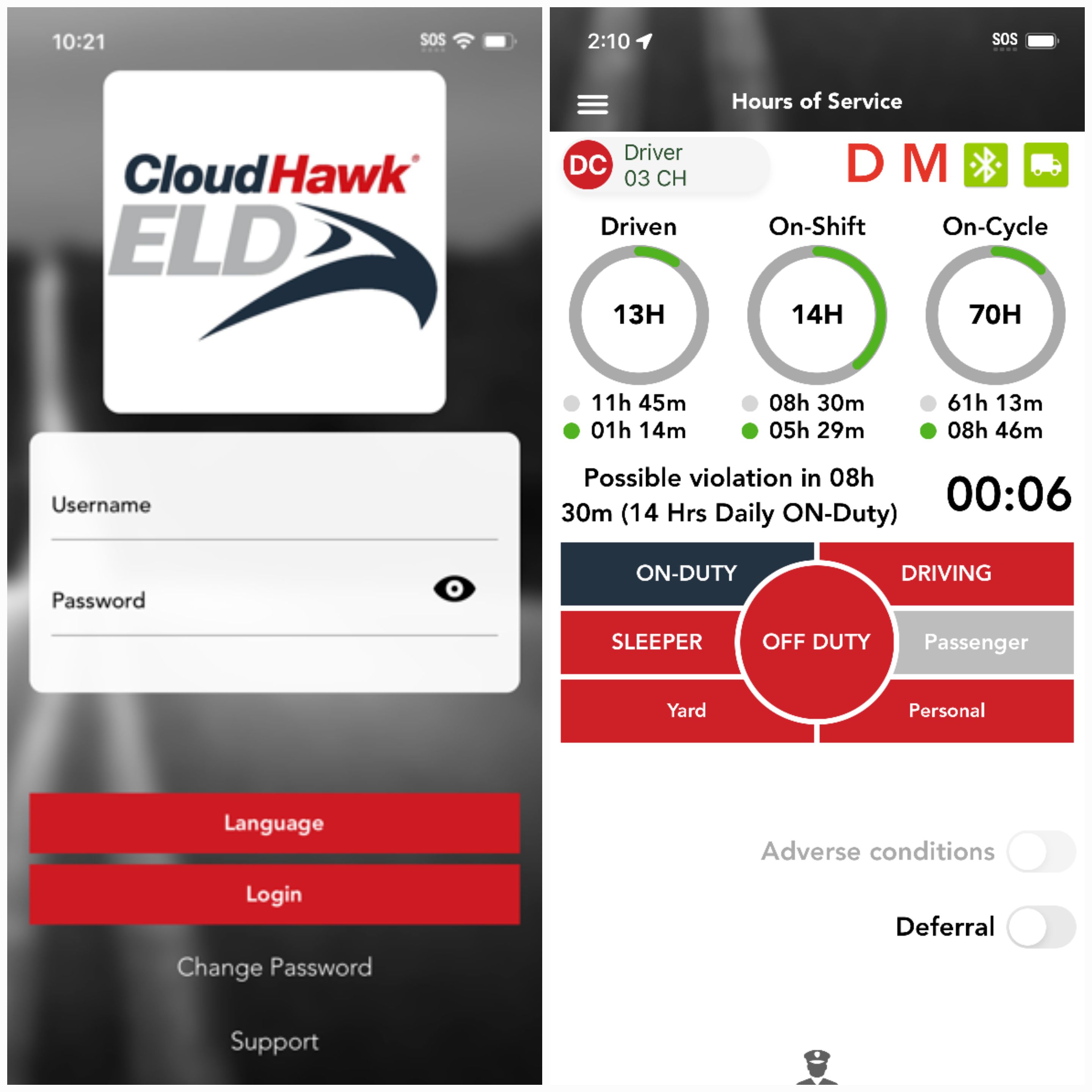 CloudHawk ELD